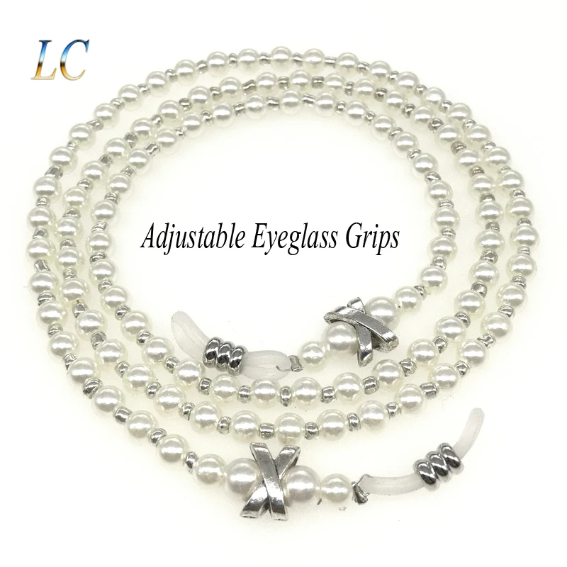 Eyeglass Chain Holder Glasses Strap Eyeglass Chains and Cords U Adjustable Eyeglass Grips Beaded