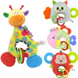 Для мальчиков и девочек милые модные Жираф Обезьяна Животное Мягкая Плюшевая Кукла Плюшевая Игрушка для новорожденных, для детей