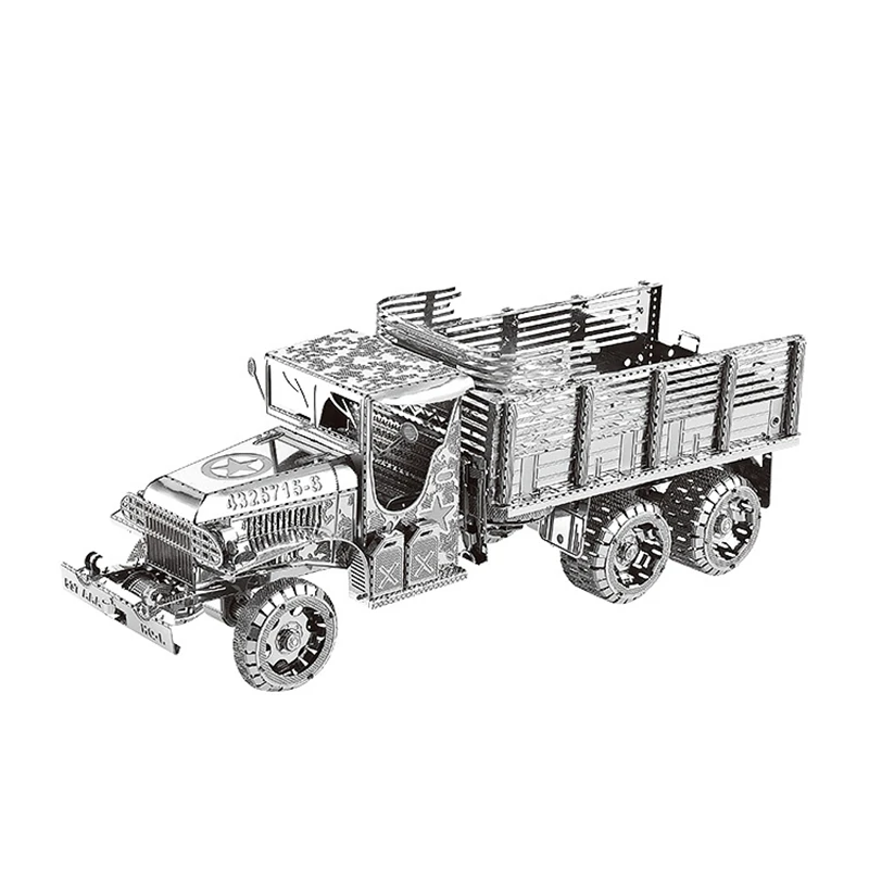GMC CCKW 2,5 T 6X6 грузовик 3D металлические Пазлы Модель наборы лазерная резка собрать головоломки подарки для взрослых игрушки Набор для обучения домашний декор