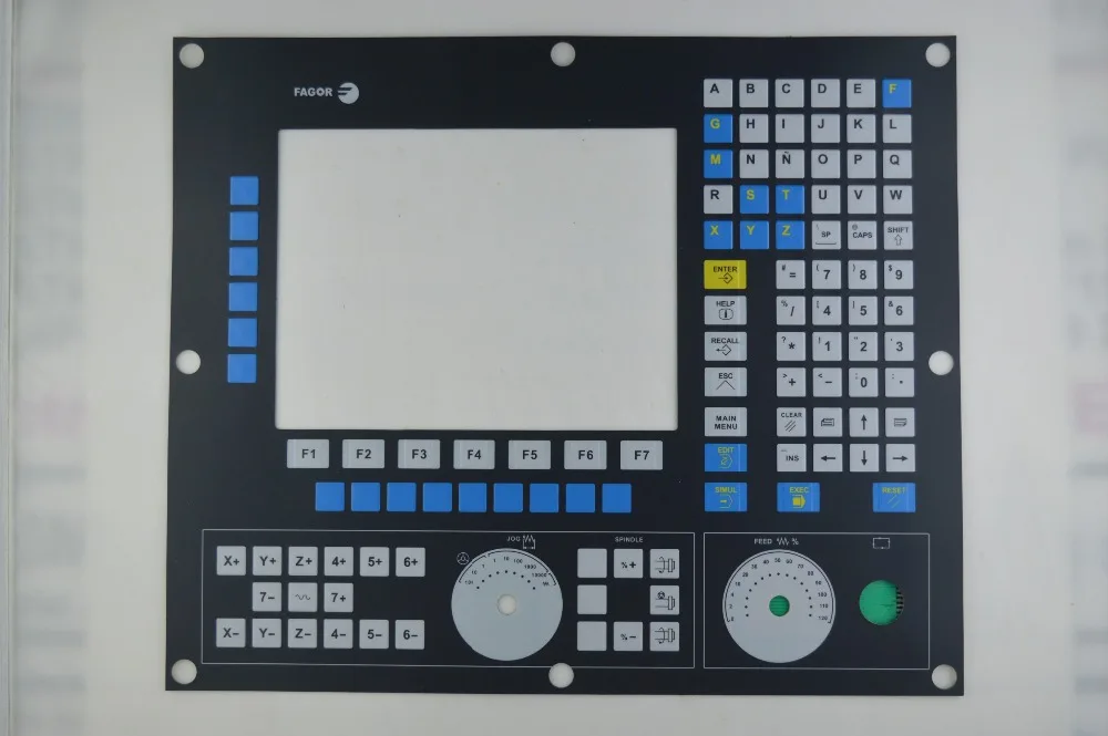 

8055 CNC 8055i/B-M FAGOR Key button membrane panel for CNC system, Fast Shipping