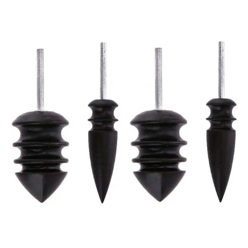 

African Useful Blackwood Wooden Leather Craft Edge Burnisher Slicker Flat Head DIY Leathercraft Making Tool