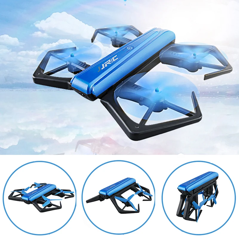 

D7 Black Crea 720P WIFI Camera Remote Control Foldable With Altitude Hold RC Quadcopter With Carry Box With LED Light