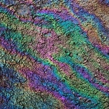 Плакат мотор масло Создание Радуги на дороге Гавана Кубы печать Адам Джонс (19x13) |