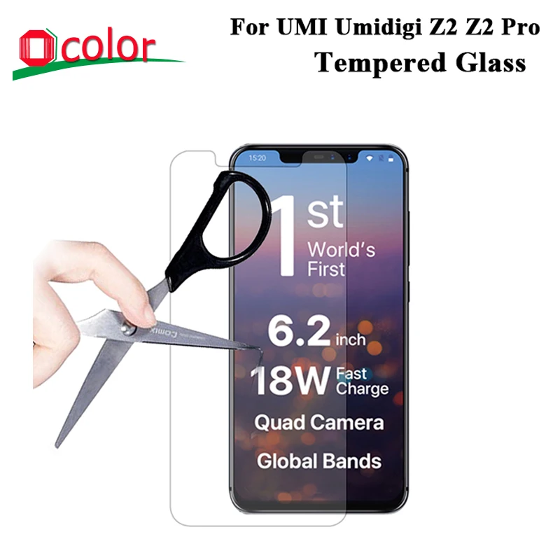 Ocolor для UMI Umidigi Z2 Pro Переднее стекло на экран протектор замена пленки 6 2 &quotдля Special