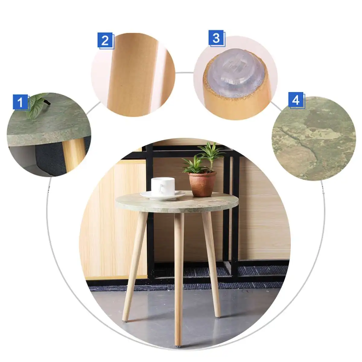 Modern Fashion Wooden Round Coffee Side Table Tea Nesting End Table Corner Home Livingroom Office Decor Tea Wine Corner Table Modern Fashion Wooden Round Coffee Side Table Tea Nesting End Table Corner Home Livingroom Office Decor Tea Wine Corner Table