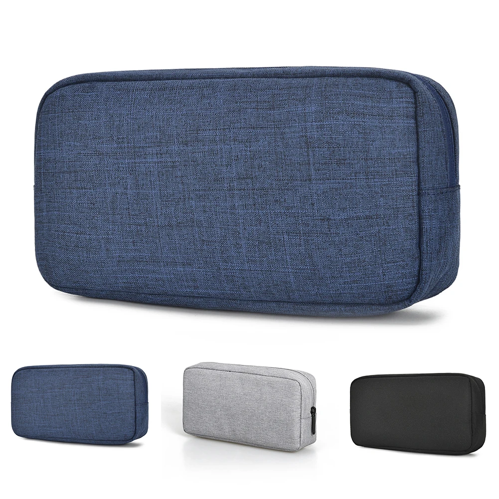 

Water Resistant Earphone Carrying Case Charger Multifunction Cosmetic Pouch USB Cable Storage Bag Travel Portable Digital Gadget