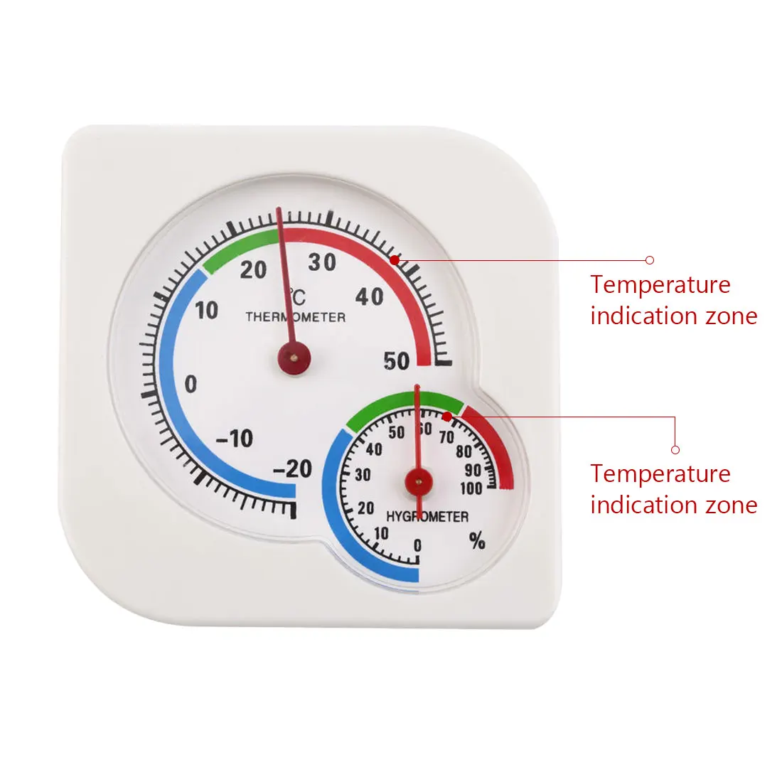 Homeuse Крытый Открытый 2 в 1 Мини точный влажный гигрометр Влажность термометр Измеритель Температуры Механический