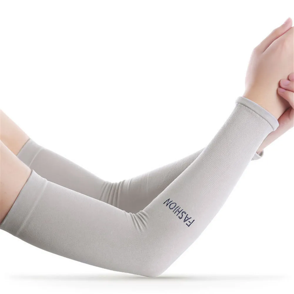 

Motorcycle Ice Fabric Cycling Arm Warmers Sleeves Summer Sports UV Protector