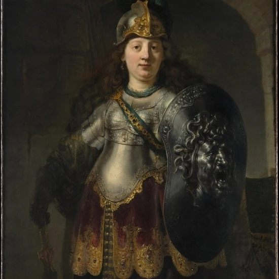 Bellona постер печать Rembrandt Van Rijn (18x24) | Дом и сад