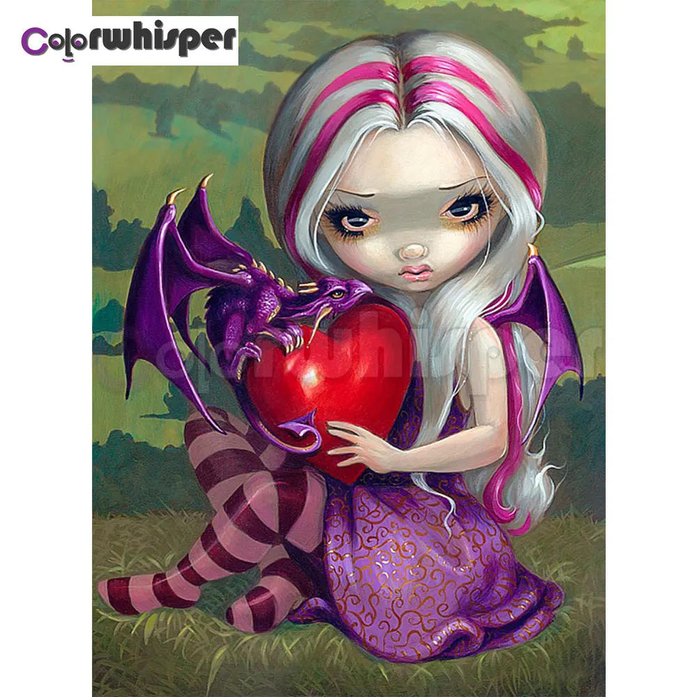 Diamond Painting Full Square/Round Daimond Painting"Cartoon Jasmine