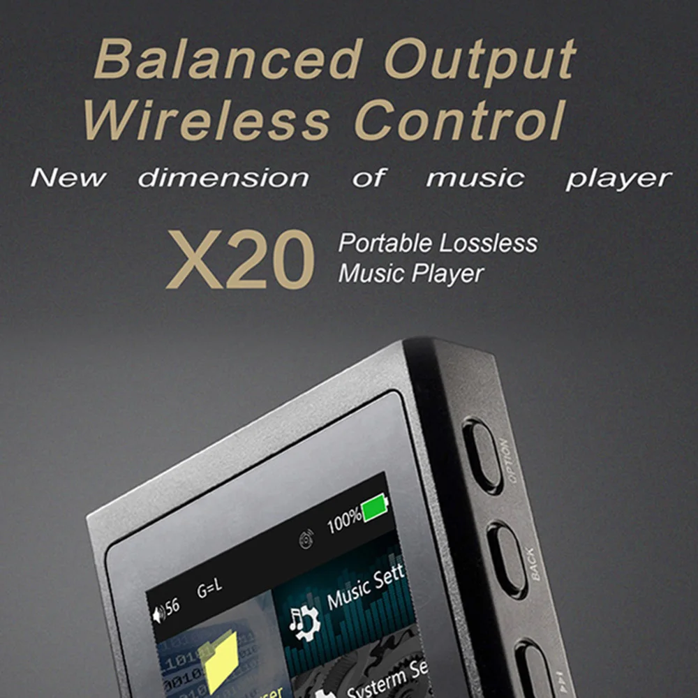 Музыкальный плеер xDuoo X20 Hi Fi 2 5 мм Bluetooth 4 1 DSD Apt X Aptx|MP4-плееры| |