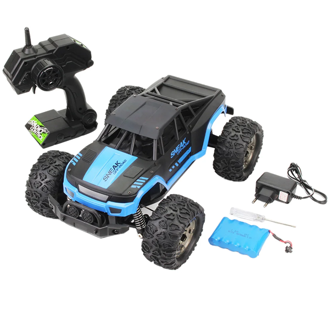 

1:12 2.4G 25KM/H High-speed Off-road Vehicle Truck Model RC Car Toy with Giant Tyre for Outdoor Speed Competition RC Car Toys