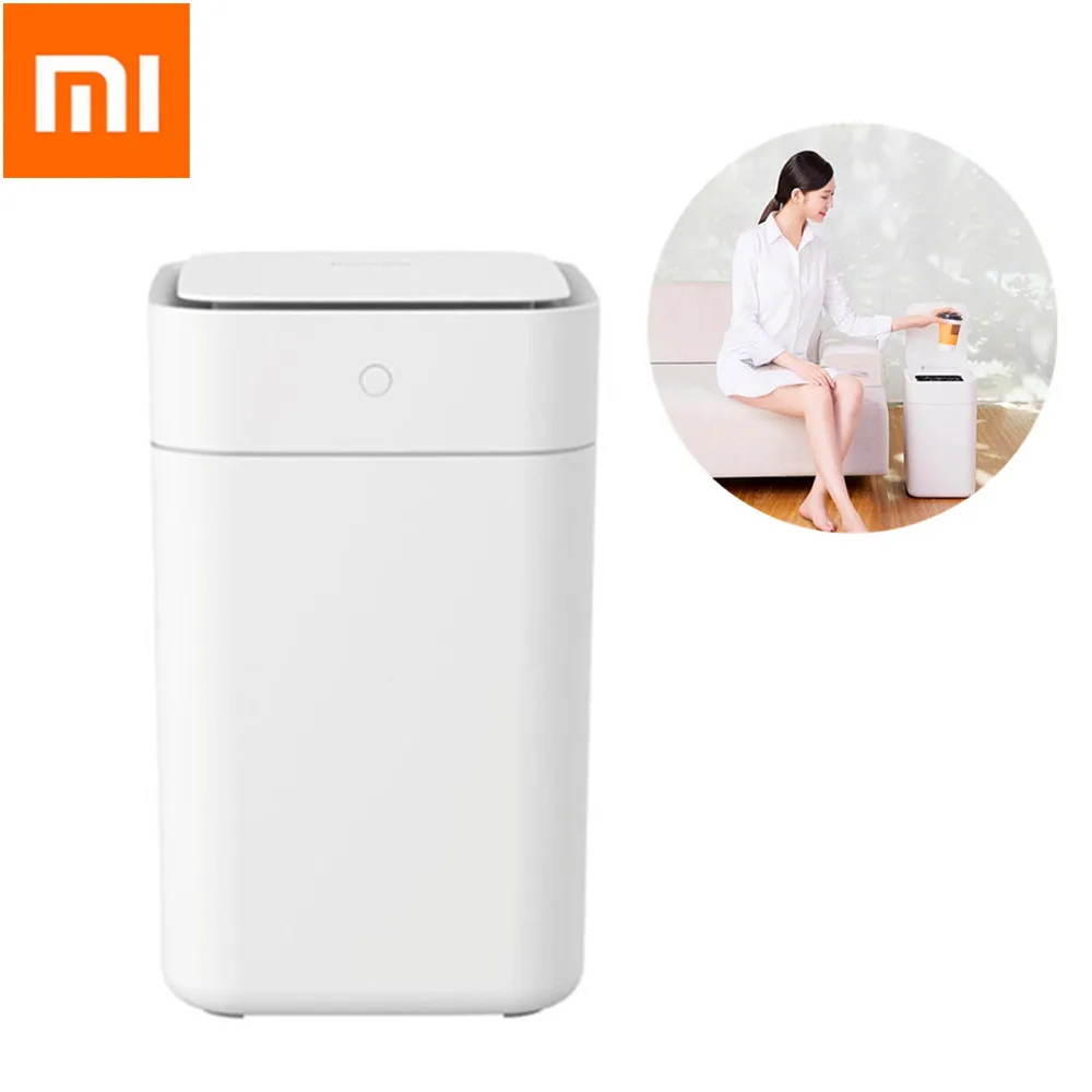 

Original Xiaomi Townew T1 Smart Trash Can Motion Sensor Auto Sealing LED Induction Cover Trash 15.5L Mi Home Ashcan Trash Bins