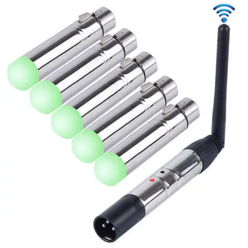 

DMX 512 Wireless Lighting Controller Transmitter / Receiver with Adapter Light Control 2.4G DJ LED Stage Light 30A26