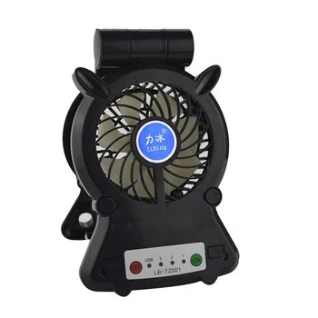 

Fan Mini LED USB Charging Portable Multifunctional Desktop Fan Clip Handheld Fan three speed control, USB charging, LED lighting