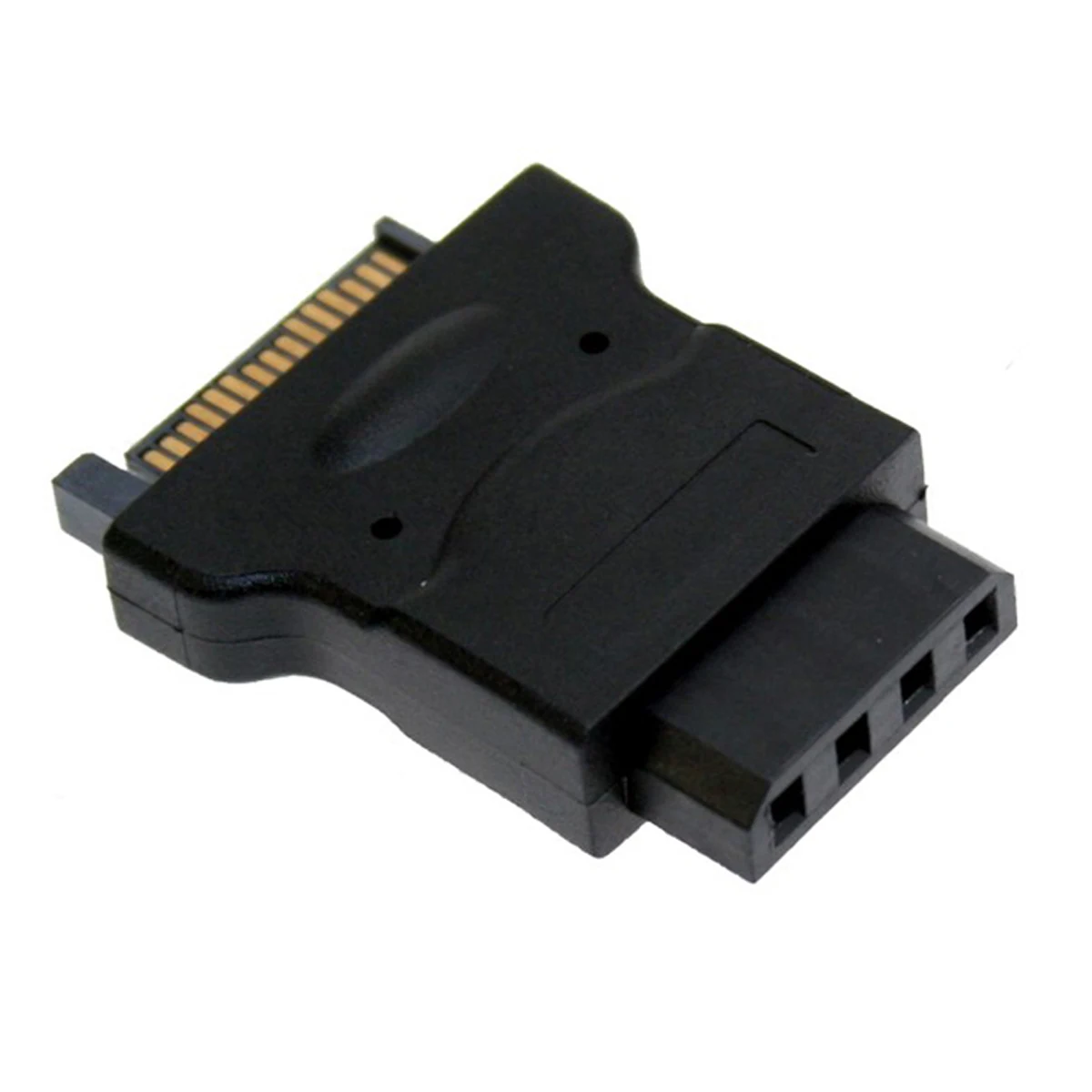 4 контактный жесткий диск Molex IDE на SATA 15 Штекерный адаптер питания|Компьютерные