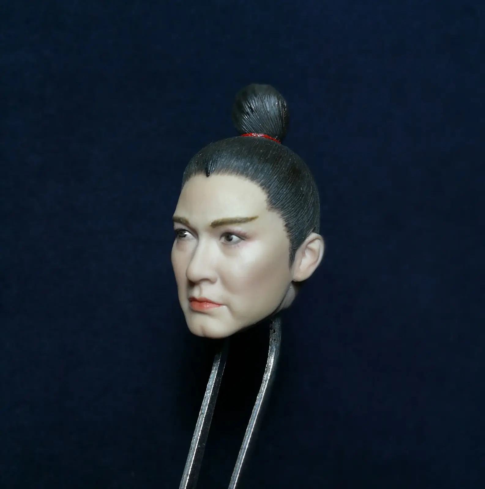 1 6 Chinese Women Head Sculpt Qingxia Lin Short Hair Head Sculpt