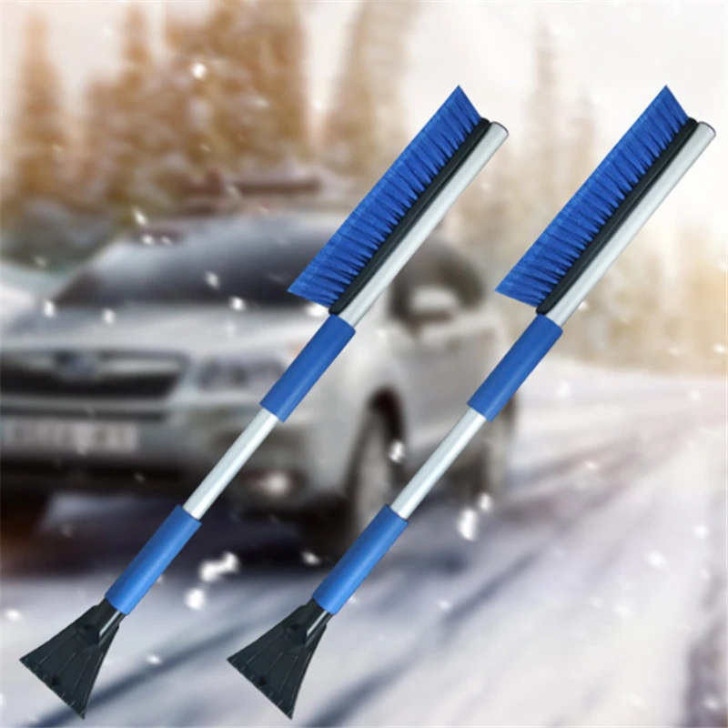 2 IN 1 Car Multi function Snow Removal Shovel EVA Cotton 5 Row Brush