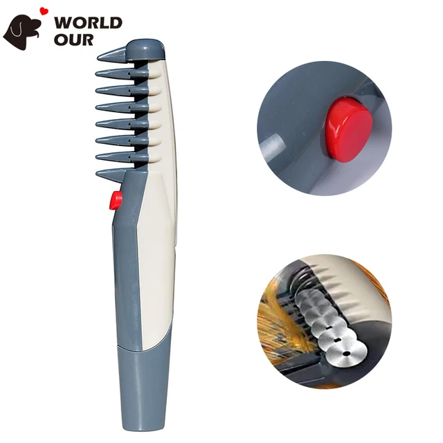 Electric Dog Brush Automatic Tools Dog Grooming Shedding Comb For Dogs