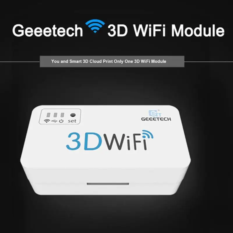 Geeetech 3D طابعة أجزاء اكسسوارات 3D WiFi وحدة TF بطاقة USB2.0 دعم اللاسلكية البسيطة واي فاي مربع لمعظم حار 3D طابعات جزء