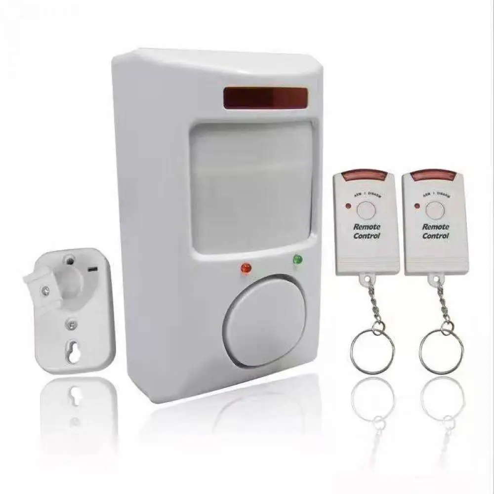 

Wireless Alarm system PIR MP Alert Infrared Sensor Anti-theft Motion Detector Alarm Monitor Two remote controller