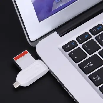 

1pcs 2 in 1 Multi-Function USB2.0 OTG Card Reader TF/SD Card Reader Adapter Card Reader Adapter Accessories&props