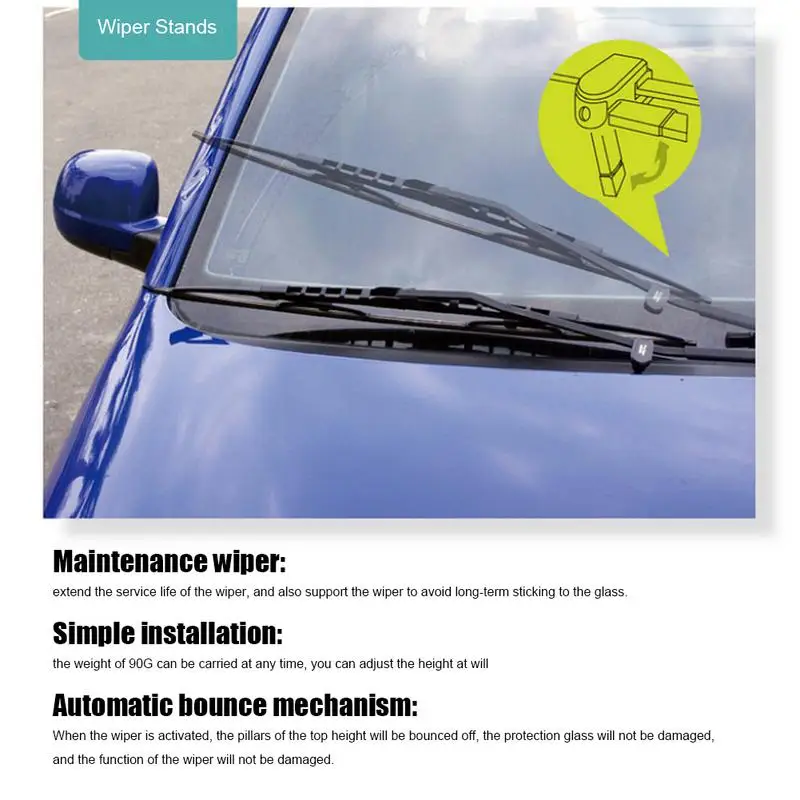2 шт. подставки для стеклоочистителя, Горячие аксессуары, подставка для стеклоочистителя, сепаратор для автомобиля, инструмент для Toyota Chr Prius