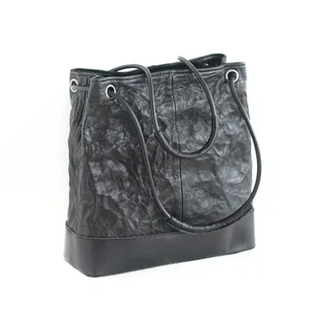 

2017 New Fashion Genuine Leather Woman Shoulder Bags Famous Brand Luxury Handbags Black Women Bag Designer High Quality Totes