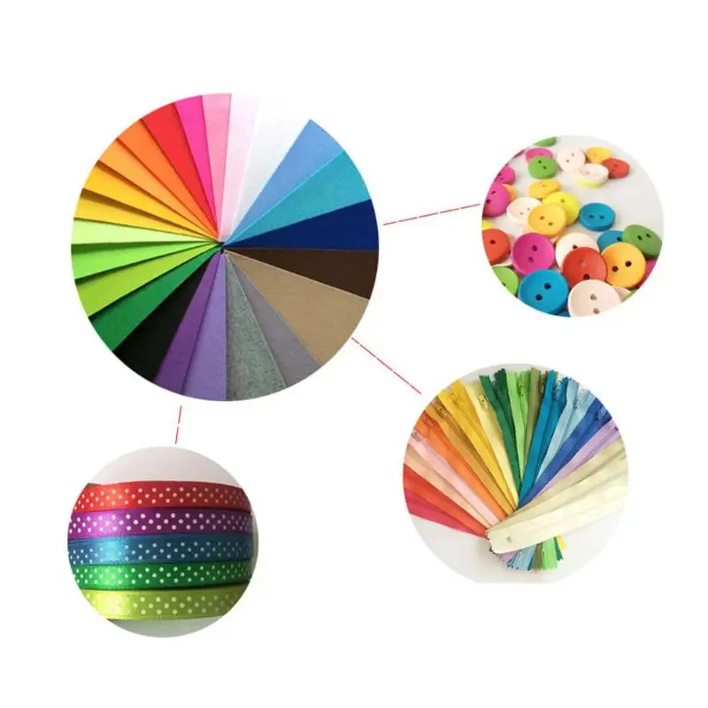 40 шт./компл. Красочные нетканый материал для самостоятельного изготовления ремесел ручной работы кукла ткань Войлок Аксессуары для куклы DIY Швейные Ткань 30x20 см E5M1