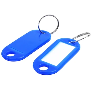 

Key Ring Tags(100pcs blue)