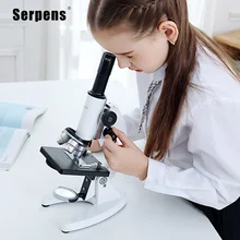 Ciwa Professional Biological Microscope 1600X Students Educational Science Lab monocular Microscope With Portable suitcase