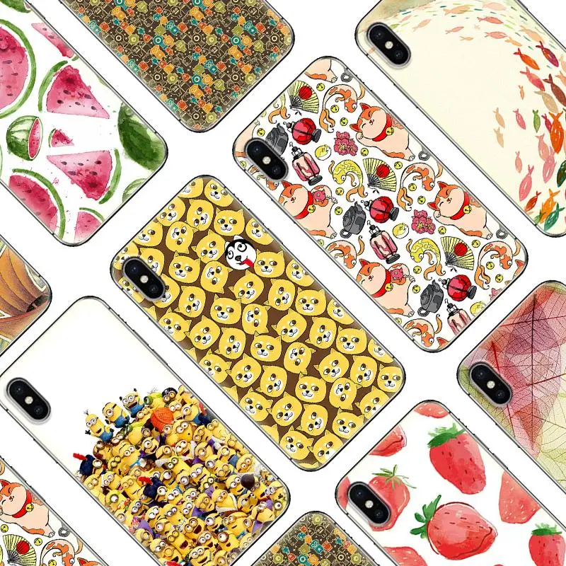 

Soft Phone Case Cute Cartoon Series For Vivo X20/ Y69/ V9/ X21i/ X23/ Y83pro/ V11/ V97/ V11i Colorful Animals Painted TPU Cover