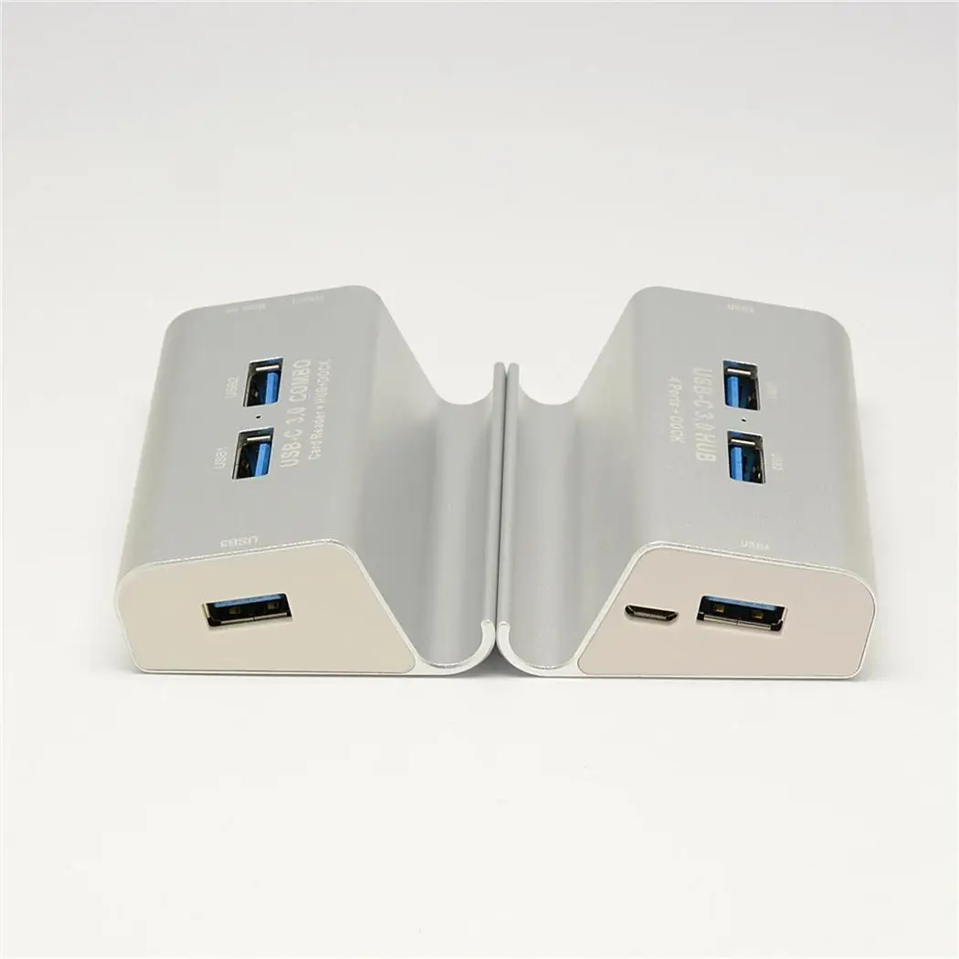 Type C до 4 портов USB 3 0 концентратор OTG SD TF Память особенно отлично подходит для