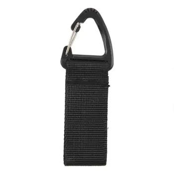 

1pcs Nylon Outdoor Clip Belt Multifunctional Hook Equipment Buckles for Hiking Hanging Molle Camping Belt Buckle with Key Ring