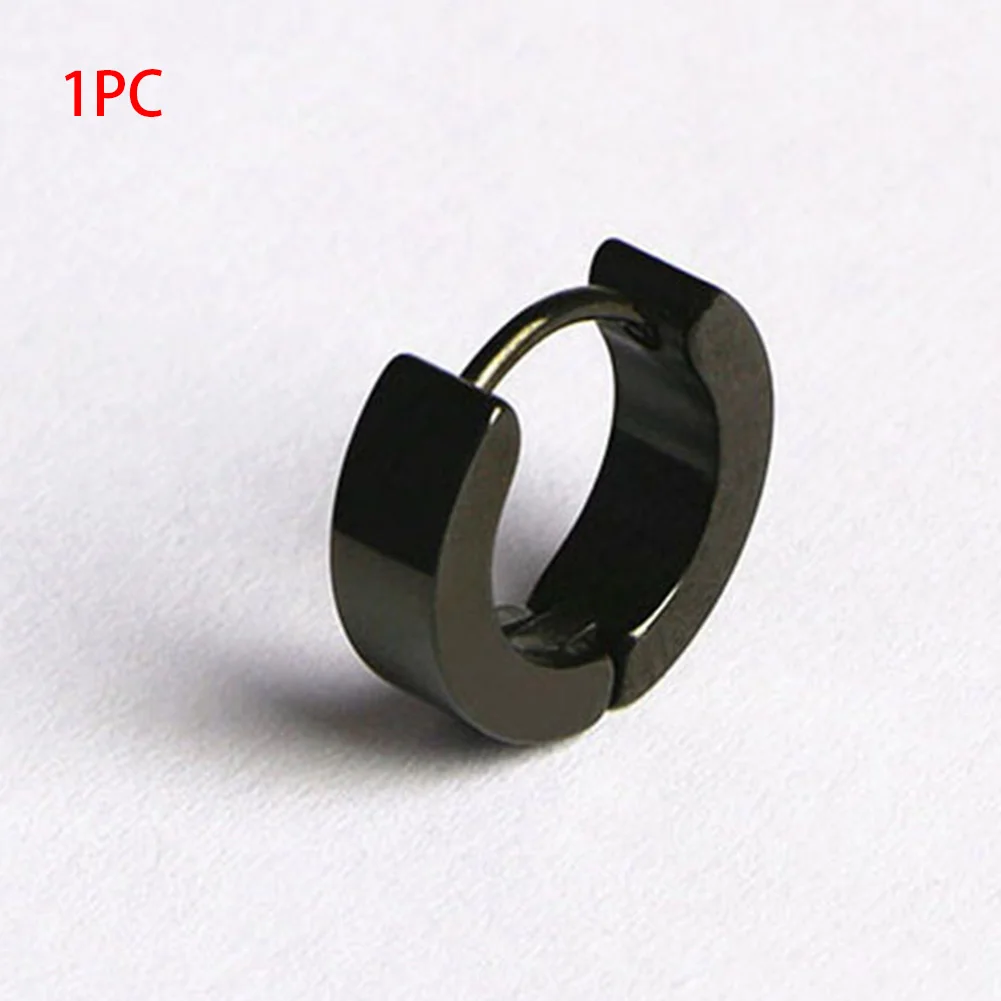 

Men Women Titanium Steel Hypoallergenic Ear Clip Unisex Fabala Ear Stud Casual Gloss Jewelry