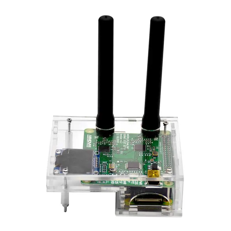 

Duplex MMDVM Hotspot Support P25 DMR YSF Raspberry Pi + Antenna+OLED+Case+8G TFT Card Wireless Hotspot