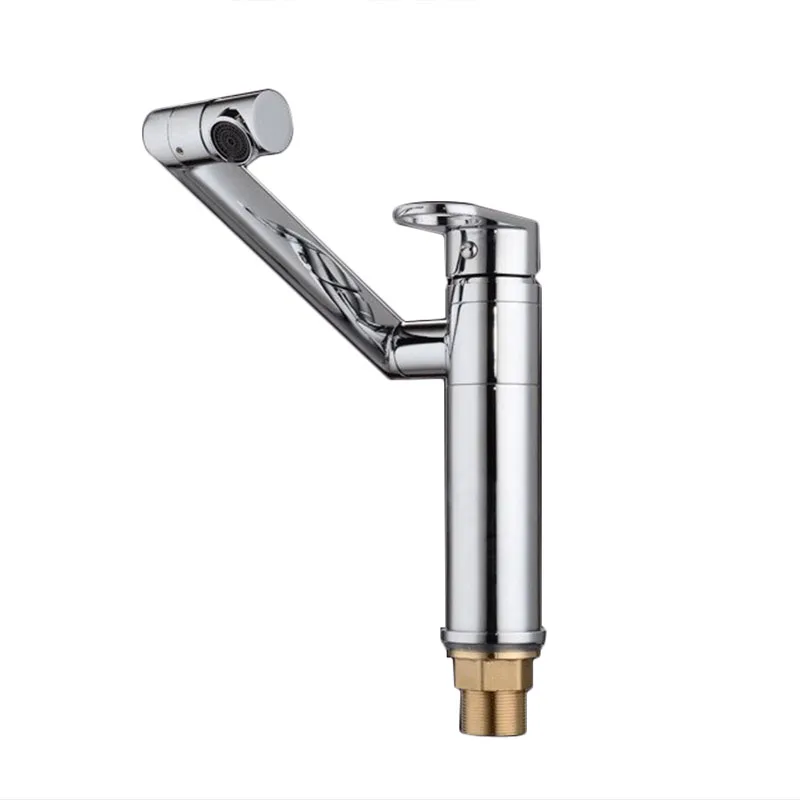 

360 Degree Rotation Faucet Wash Basin Counter Basin Hot and Cold Mixer Taps for Bathroom /Kitchen Faucet Single Hole Taps