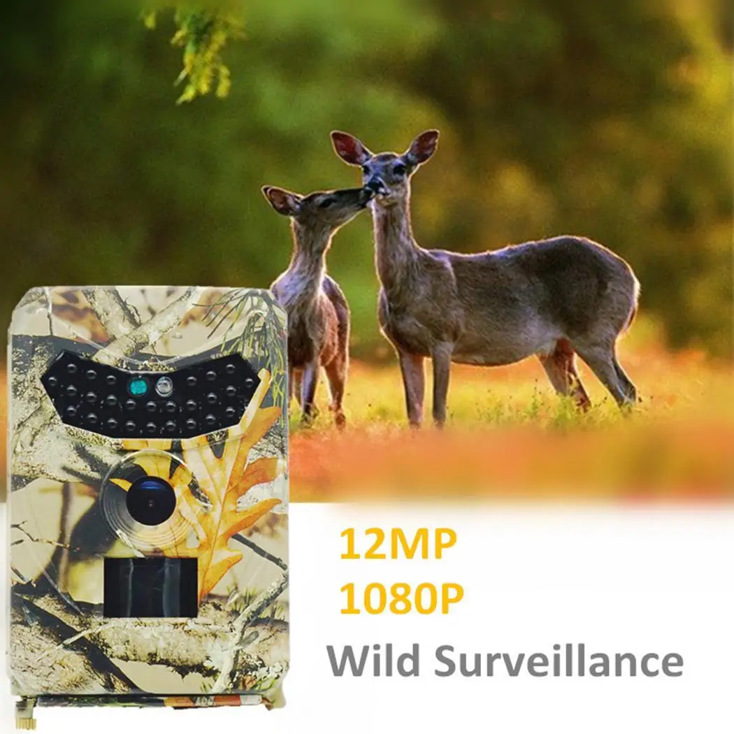

Wild Camera Photo-Traps 12MP 1080P Motion Triggered Hunting Wildcamera Trap IP56 Waterproof Outdoor Night Vision Trail Camera