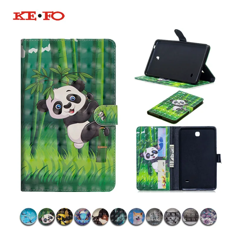 

PU Leather Flip Case Cover For Samsung Galaxy Tab 4 7.0 T230 T231 T235 Stand Cases 7 inch Tablet For Samsung SM-T231 SM-T230