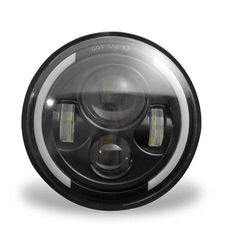

1pc 7 Inch 75W LED Headlight H4/H13 IP67 Waterproof Headlamp for Wrangler