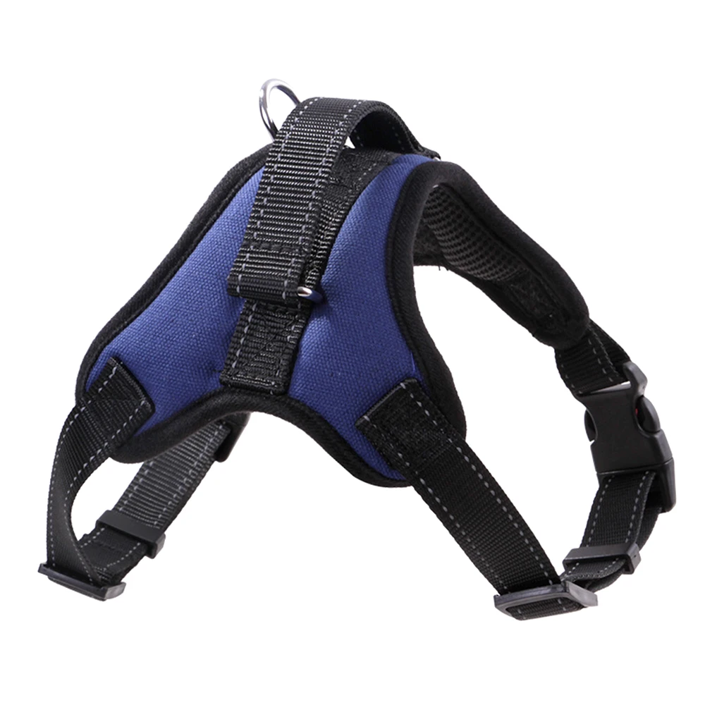 

Dog Harness Pet Leash Glowing Led Collar For Large Medium good air permeability Dogs Adjustable Reflective Harnesses