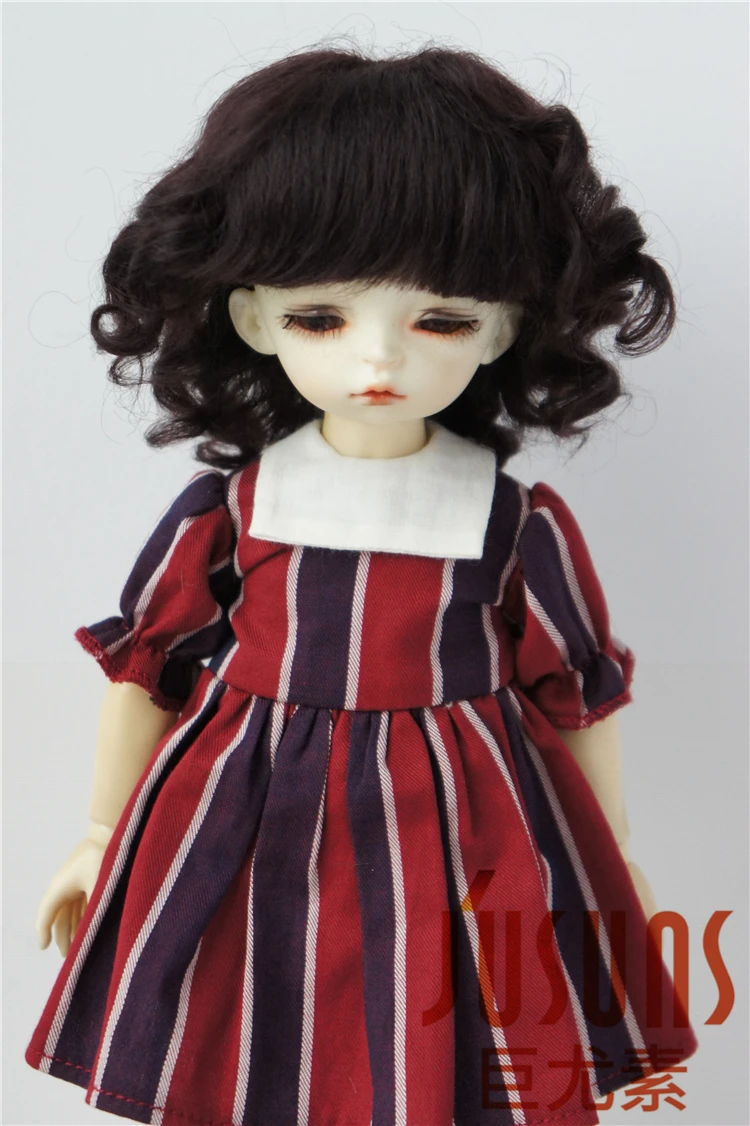 JD012 1/6 1/4 модный курчавый bjd парик мохера Размер 6-7 дюймов 7-8 дюймов bjd волосы YOSD MSD куклы аксессуары