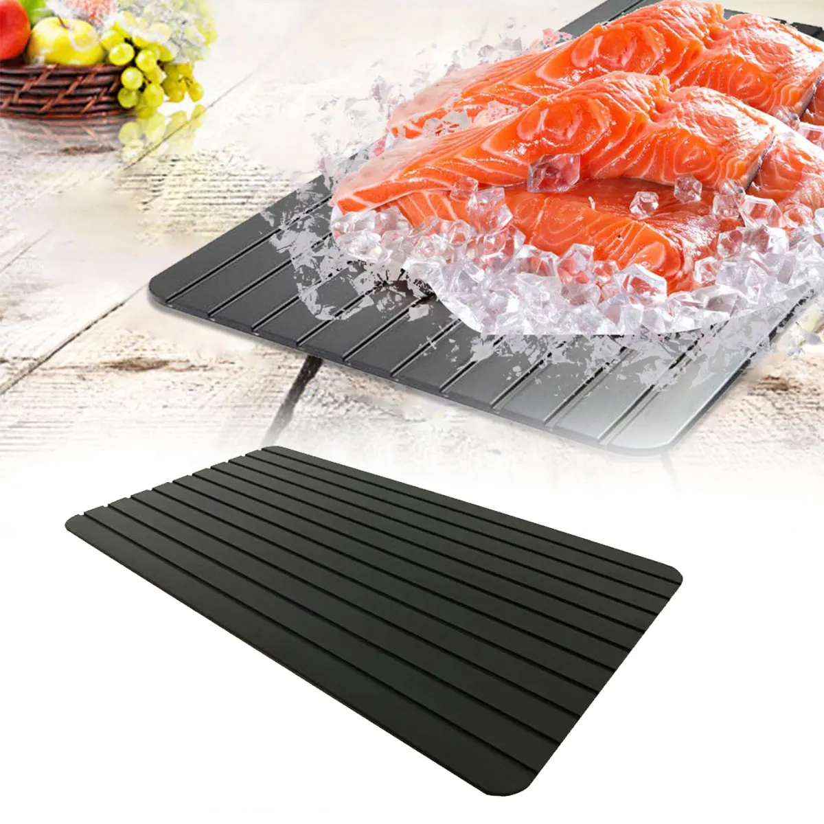 

Fast Defrosting Meat Tray Chopping Board Rapid Safety Thawing Tray For Frozen Food Meat Tools Kitchen Accessories