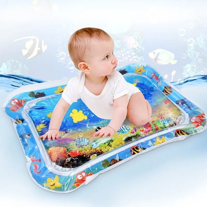 2019 Hot Sales Baby Kids Water Play Mat Inflatable Infant Tummy