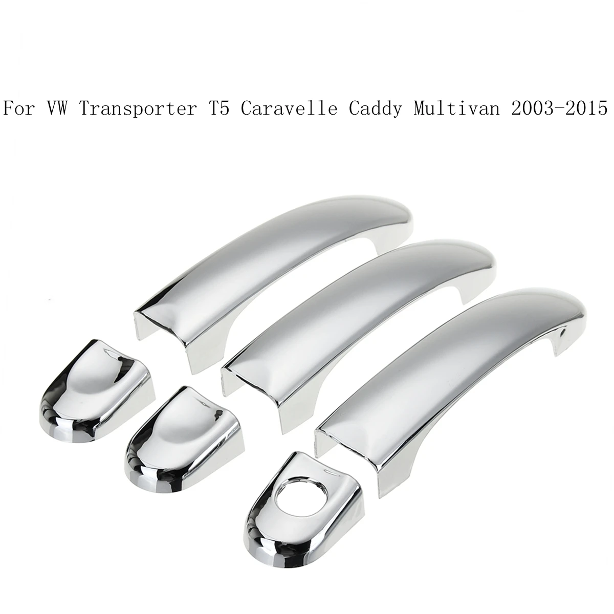  For VW Transporter T5 Caddy 2001-2013 8x/7x/6x Car Auto Chrome Stainless Steel Door Handle Cover Tr