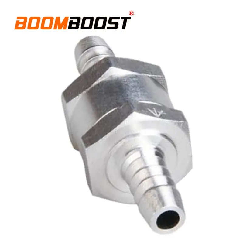 1 PC Fuel Non Return One Way Aluminum Alloy Check Valve 8mm 5/16" Fit Carburettor For Petrol