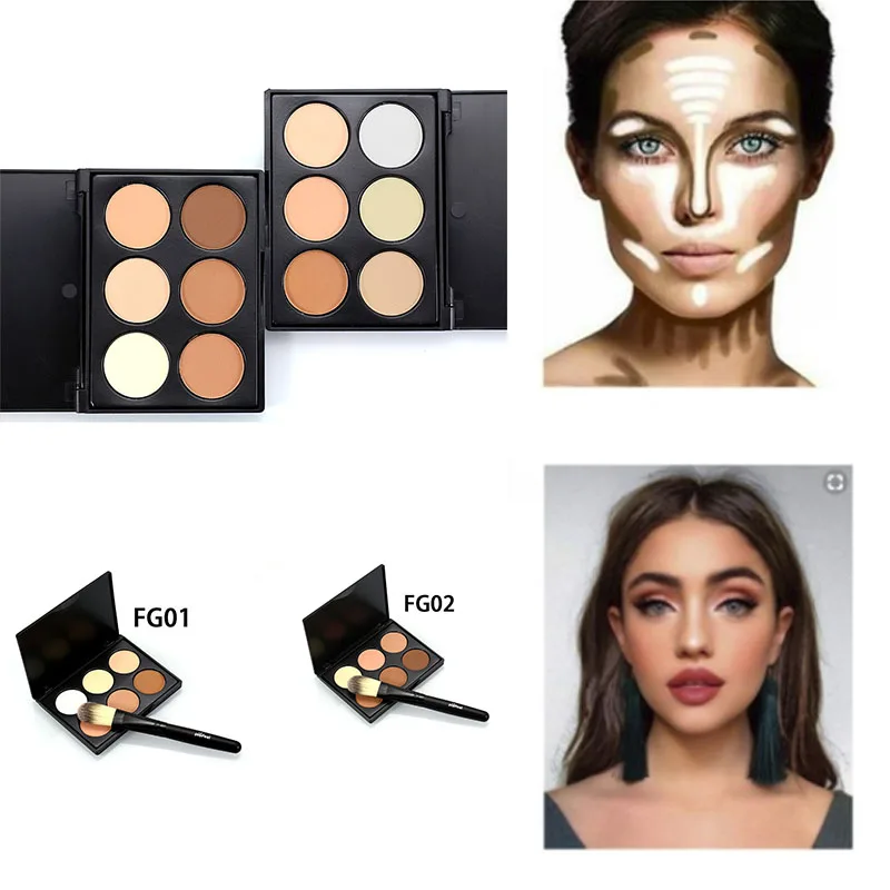 

Professional Cover Concealer Contouring Palettes Make Up Foundation Face Eye Dark Concealer Cream Facial Corrector Cosmetic
