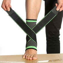 1 шт. ткацкий эластичный нейлоновый ремешок фиксирующая поддержка лодыжки Спортивная безопасность гимнастика Танцы Фитнес упражнения нейлон защита щиколотки