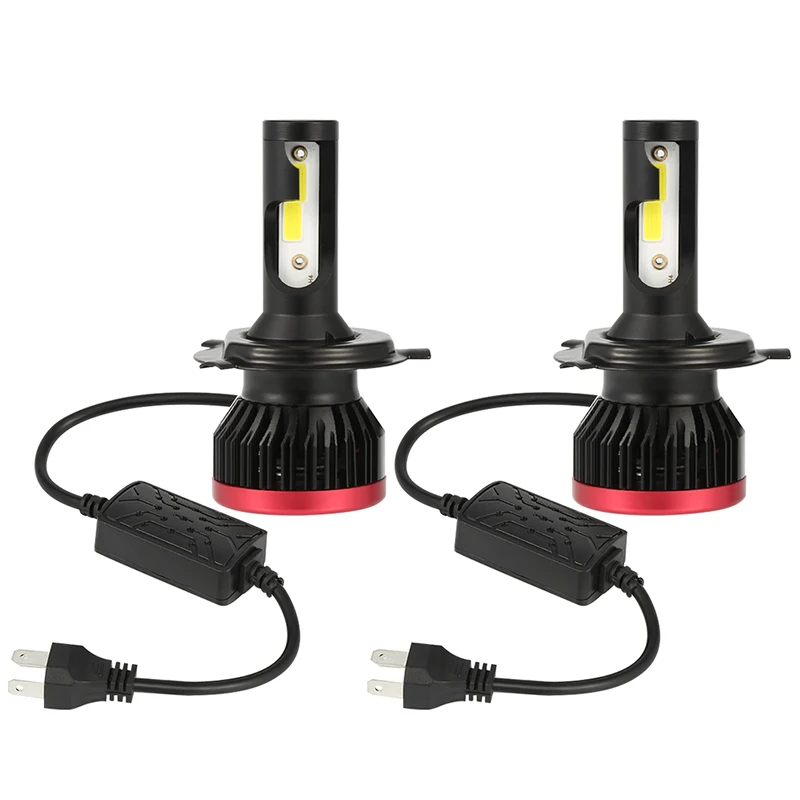 

2pcs H4 9003 HB2 Hi/ Lo Beam 6500K 20000 Lumens LED Car Headlight Bulb Light Kit
