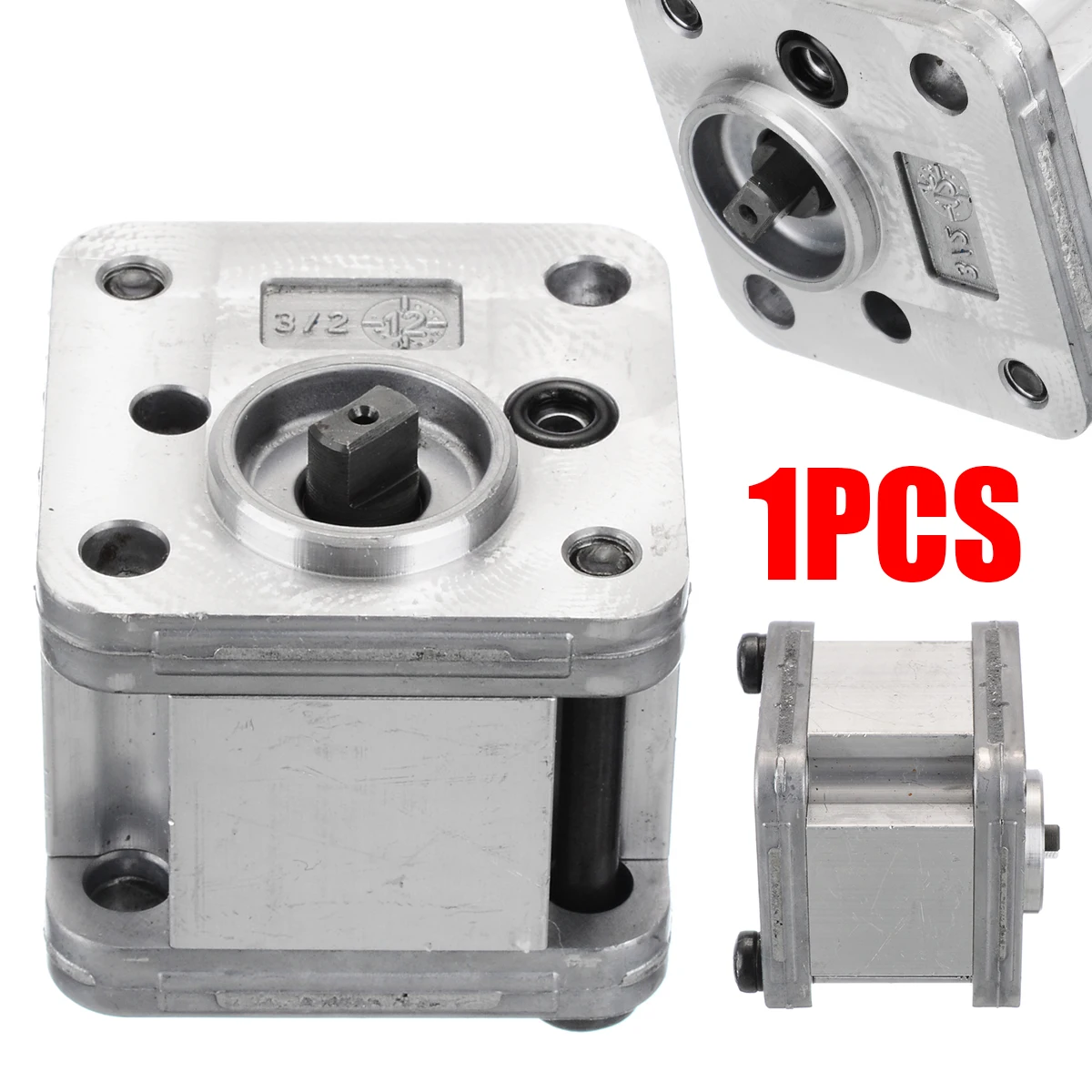 1Pcs Hydraulic Gear Pump Metal Gear Pump Hydraulic Model Excavating Machinery For Pumps Parts Accessories